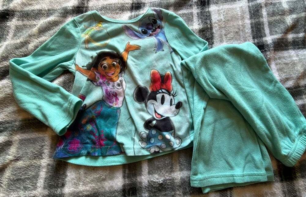 Disney 100 Character Fleece Pajama Set (Mirabel, Minnie Mouse, Stitch, Tinker Be